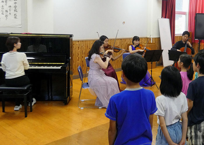 ほほえみコンサートの交流画像